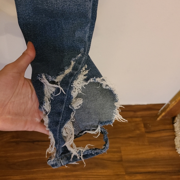 Free People Distressed Jeans - Picture 2 of 4